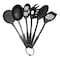 Hastings Home 6-piece Kitchen Utensil and Gadget Set Includes Plastic Spatula and Spoons Essentials 119898ERM - alternate 1